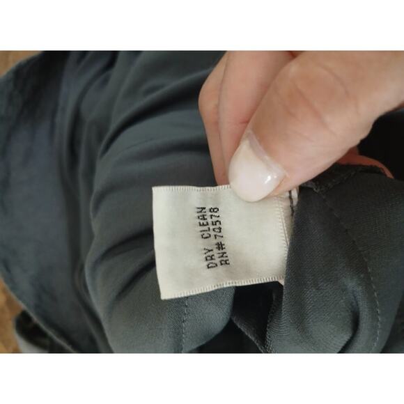 Vintage Cache Flower petal Scallop fabric midi dress sz 10 - Picture 7 of 9